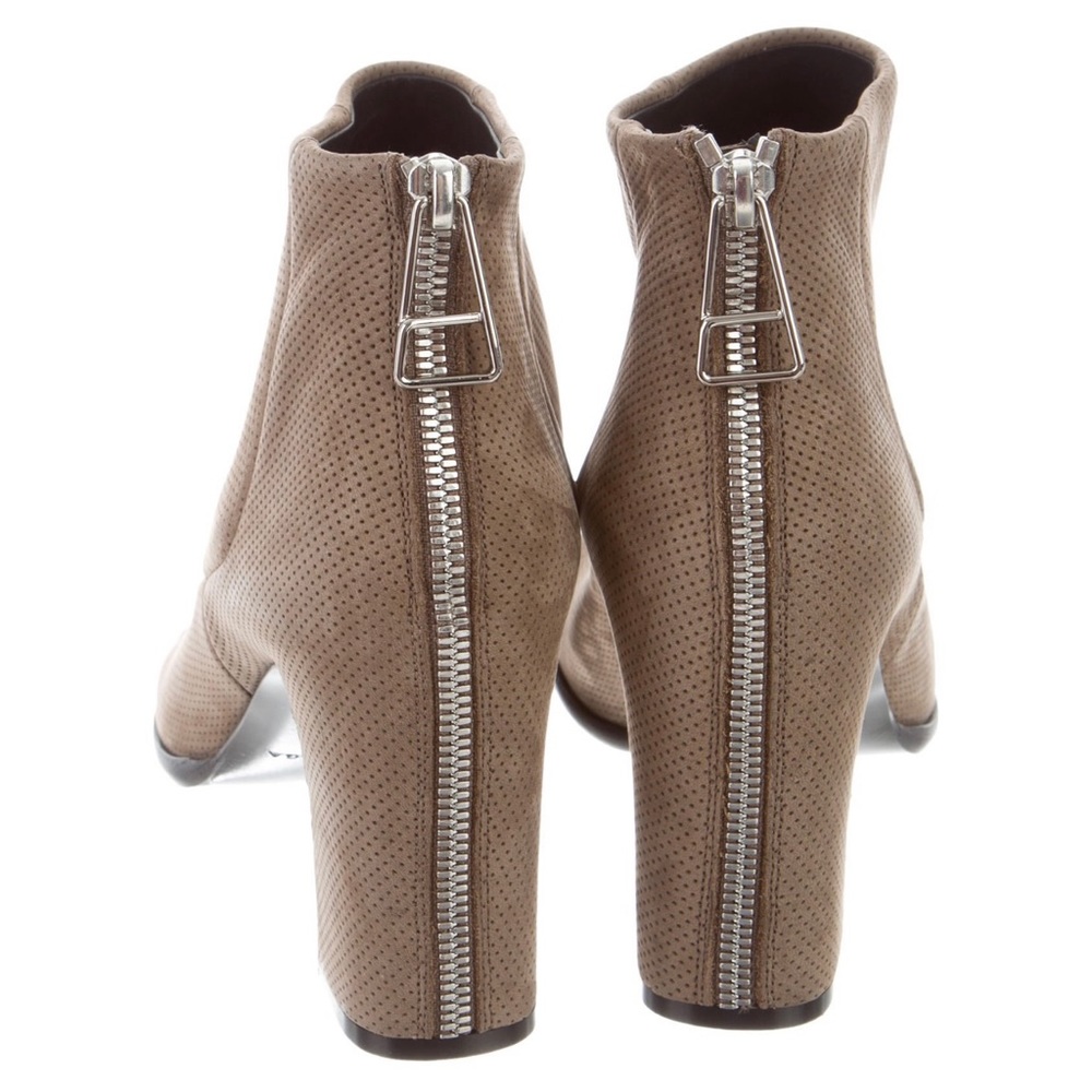 BALENCIAGA Perforated Suede Peep-Toe Booties - Size IT 39 | US 9 - Picture 12 of 12